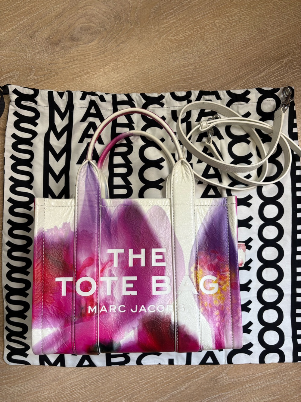 Small Marc Jacobs The Future Floral Leather The Tote Bag